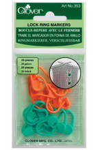 Load image into Gallery viewer, Clover Stitch Markers - Locking
