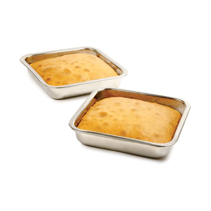 Stainless Steel Cake Pan, Square - 8