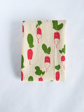 Load image into Gallery viewer, The High Fiber - Radish Handprinted Tea Towel