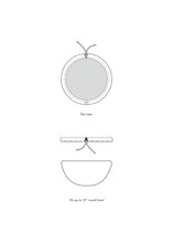 Load image into Gallery viewer, Aplat - Couvre-Plat Bowl Cover, Medium - Chambray