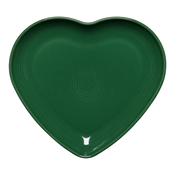 Fiestaware - 9 Inch Heart Plate, Jade
