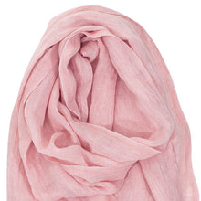 Load image into Gallery viewer, Halaus Linen Scarf, Light Rose- Lapuan Kankurit