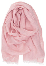 Load image into Gallery viewer, Halaus Linen Scarf, Light Rose- Lapuan Kankurit