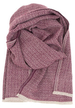 Load image into Gallery viewer, Koli Scarf, Beige/Bordeaux - Lapuan Kankurit