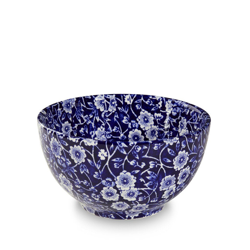 Burleigh Blue Calico Mini Footed Bowl (Large Sugar)