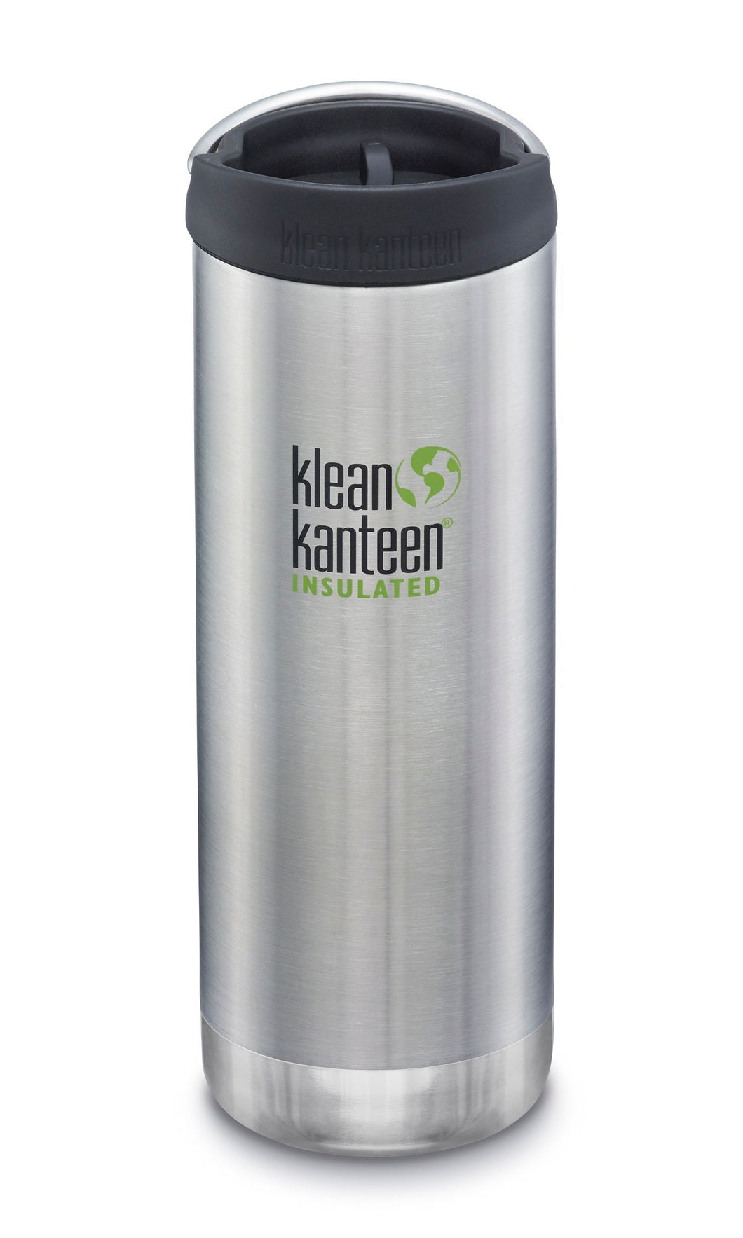 Matte pink insulated stainless steel bottle with a straight silhouette. 