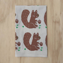 Load image into Gallery viewer, Squirrel And Nut Tea Towel
