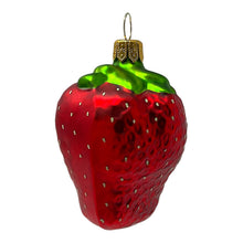 Load image into Gallery viewer, Strawberry Polish Glass Christmas Tree Ornament
