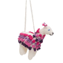 Load image into Gallery viewer, Alpaca  - Alpaca Knitted Ornament - Farm Animal
