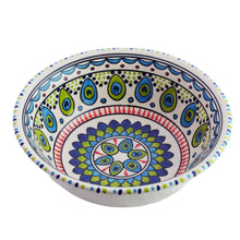 Load image into Gallery viewer, 10" Pavo Medium Deep Ceramic Bowl
