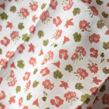 Load image into Gallery viewer, Geranium Linen Tea Towel - Botanica Paper Co.
