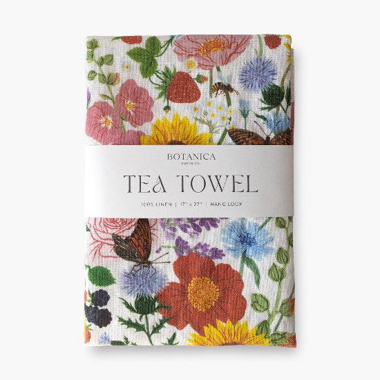 Summer Linen Tea Towel - Botanica Paper Co.