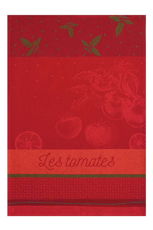 Garden Tomatoes - Cotton Jacquard Tea Towel