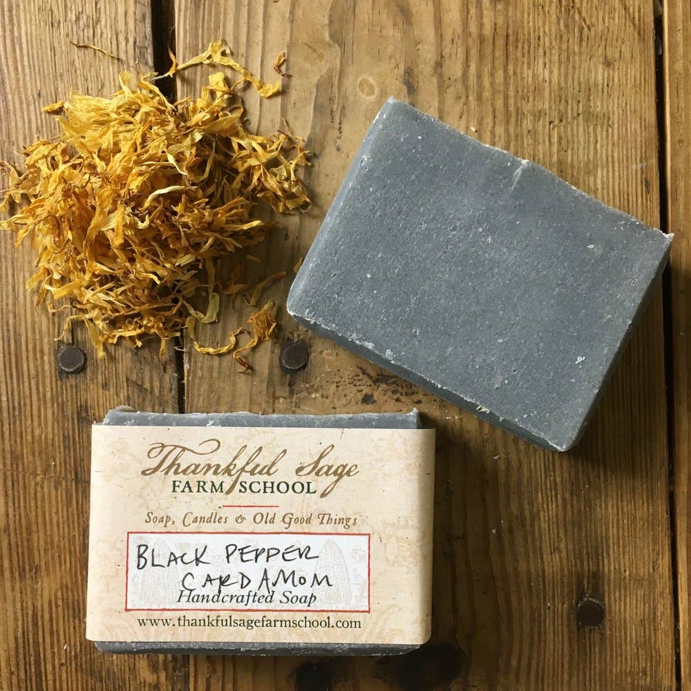 Black Pepper Cardamom Soap