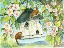 Load image into Gallery viewer, Wren&#39;s Nest Notecard - Woodfield Press
