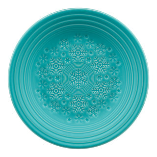 Fiestaware - Embossed Snowflake Luncheon Plate