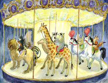 Load image into Gallery viewer, Carousel Notecard - Woodfield Press
