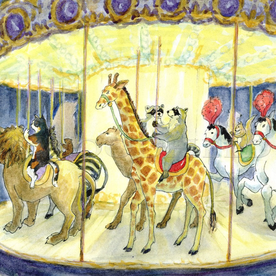 Carousel Notecard - Woodfield Press