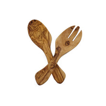 Load image into Gallery viewer, Olive Wood Salad Servers
