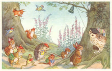 Load image into Gallery viewer, Postcard Forest Animal Visit Owl
