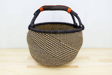Load image into Gallery viewer, Market Basket Bolga Basket, Blue and Natural
