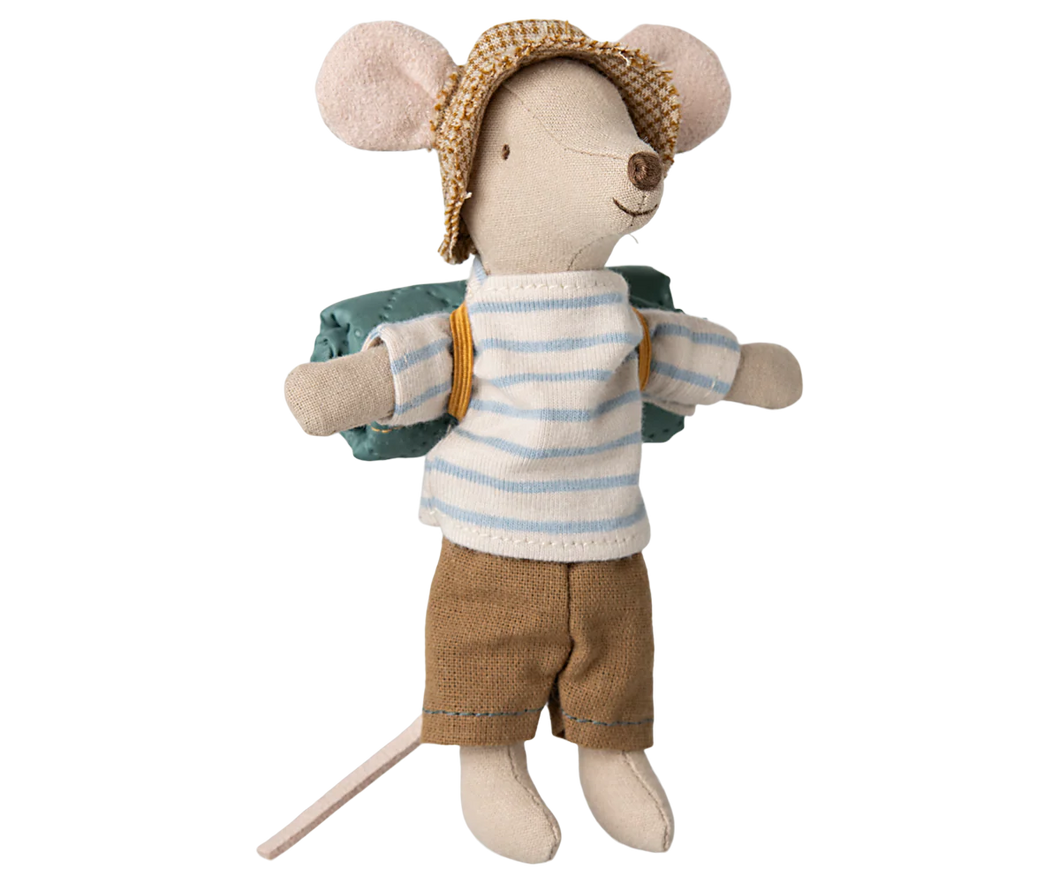 Hiker Mouse, Big Brother - Stripes - Maileg