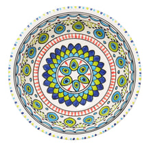 Load image into Gallery viewer, 10" Pavo Medium Deep Ceramic Bowl
