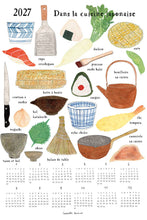 Load image into Gallery viewer, 2027 Linen Calendar - Dans La Cuisine Japo
