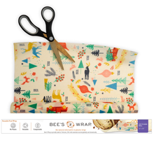 Load image into Gallery viewer, Bees Wrap Reusable Beeswax Food Wrap Roll -Winter Wonderland
