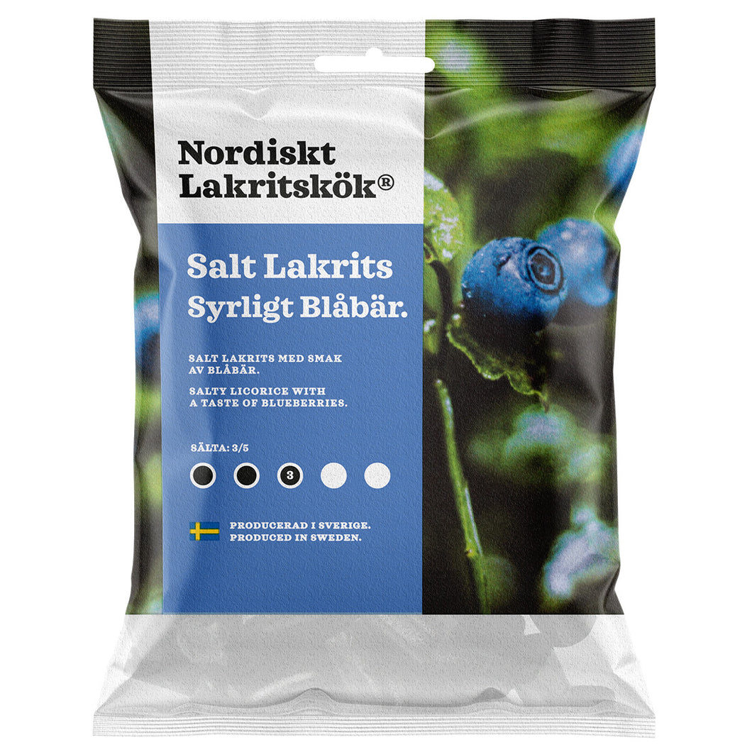 Nordiskt Salty Sour Blueberry Licorice