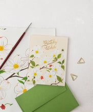 Load image into Gallery viewer, Dogwood Tree Birthday Card - Botanica Paper Co.
