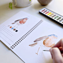 Load image into Gallery viewer, emily lex studio - birds watercolor workbook
