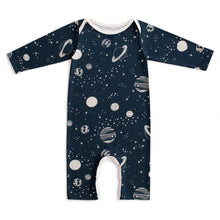 Load image into Gallery viewer, Long-Sleeve Romper - Planets Night Sky
