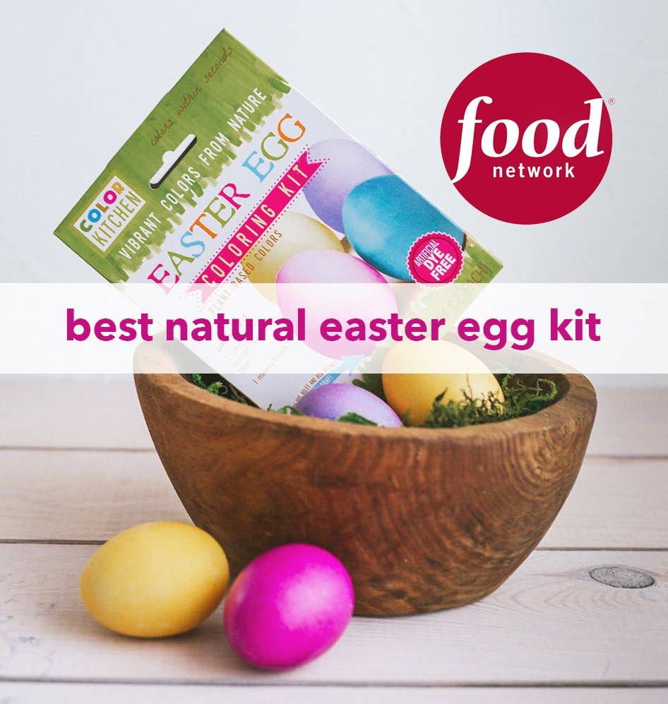 Natural Easter Egg Coloring Kit with Plant Based Colors