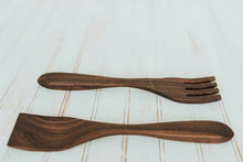 Load image into Gallery viewer, American Walnut - 12&quot; Servers - Bee&#39;s Oil Finish
