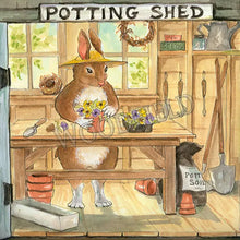 Load image into Gallery viewer, Lou-Lou's Potting Shed Notecard
