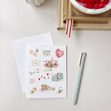 Load image into Gallery viewer, Valentine Notecards - Emily Lex Studio
