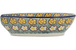 Load image into Gallery viewer, 5&quot; Soap Dish - Polish Pottery -Popcorn Daisy -Ceramika Artystycgna - UNIKAT
