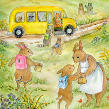 Load image into Gallery viewer, School Bus Notecard - Woodfield Press
