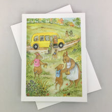 Load image into Gallery viewer, School Bus Notecard - Woodfield Press

