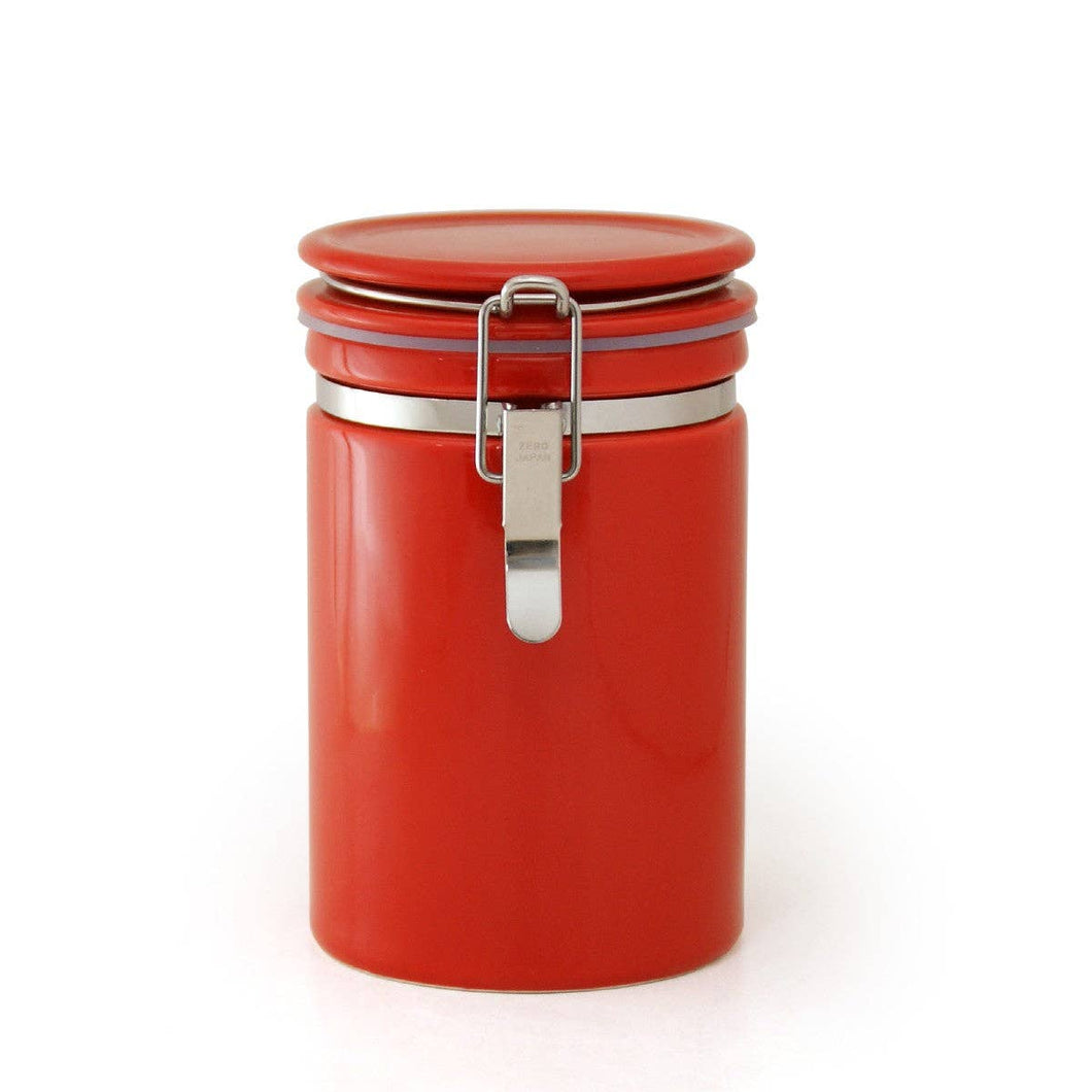 Zero Japan Coffee Canister - 27 Oz.  - Tomato