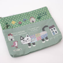 Load image into Gallery viewer, Kusuguru Japan Cat Flat Purse-Pouch.
