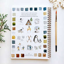 Load image into Gallery viewer, Winter Watercolor Workbook - Emily Lex Studio
