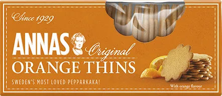 Annas Swedish Thins - Orange