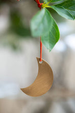 Load image into Gallery viewer, Brass Moon Ornament
