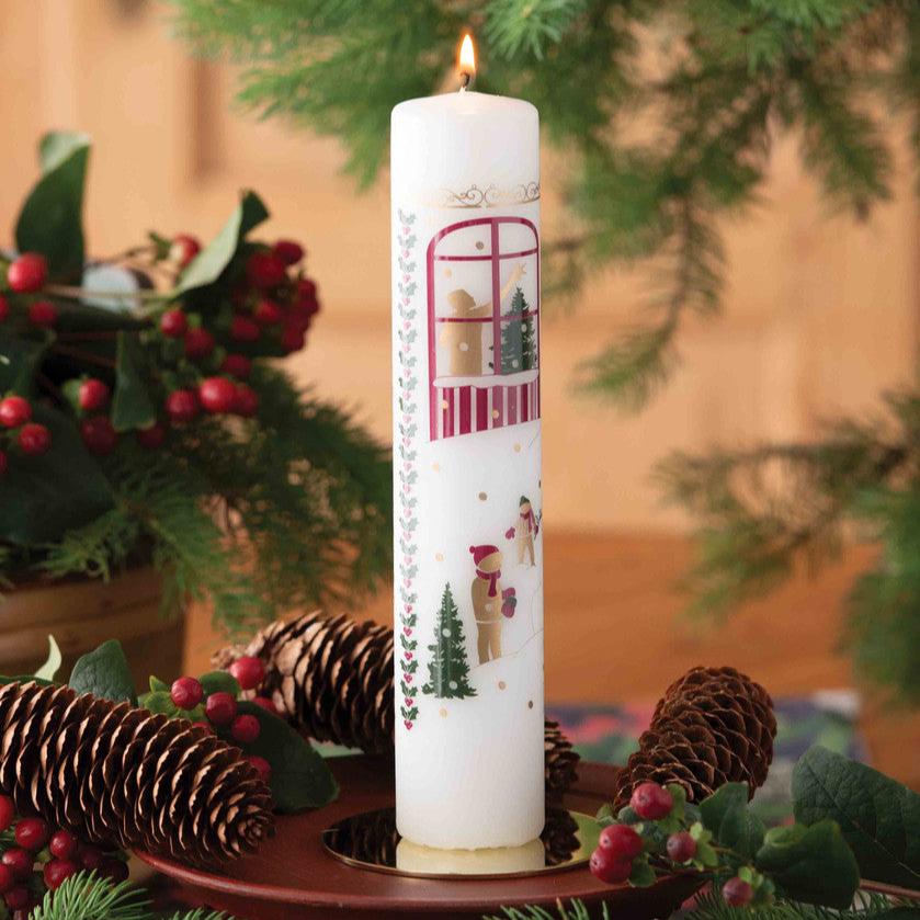 Snowman Advent Candle