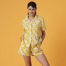 Load image into Gallery viewer, Mahogany - Limon Shorts PJ Set
