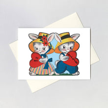 Load image into Gallery viewer, Bunnies Valentine - Valentine&#39;s Day Card

