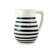 Load image into Gallery viewer, Veranda Black Striped Pitcher
