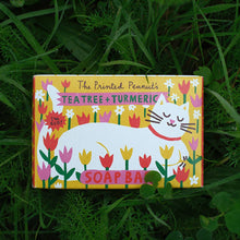 Load image into Gallery viewer, Tea Tree &amp; Turmeric Natural Handmade Soap Bar
